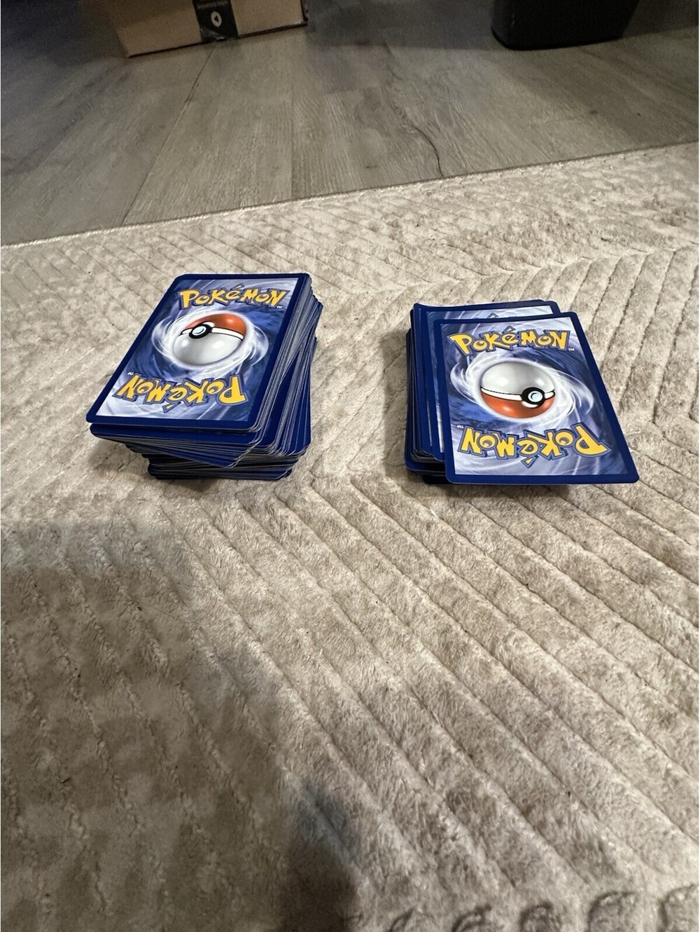 Pokemon Card Lot 190 Cards Mixed Collection 47 Holo Reverse Rare Cards Bulk